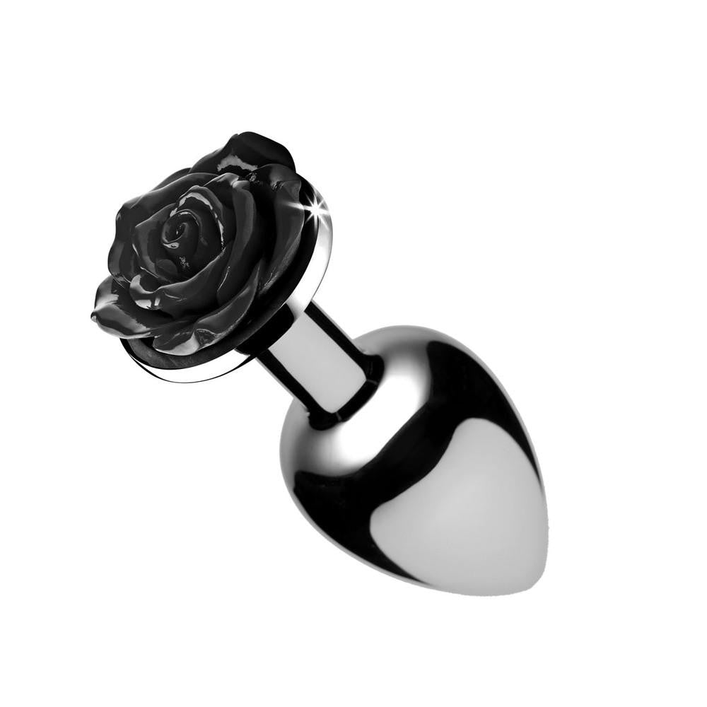 Booty Sparks Black Rose Metal  Anal Plug