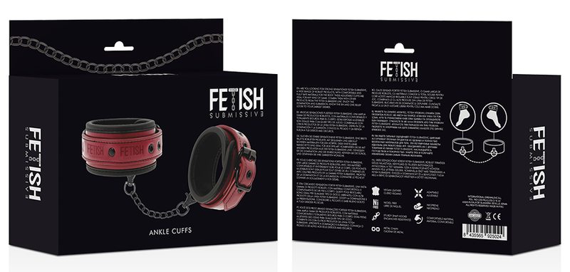 Fetish Submissive - Dark Room 腳銬 - 紅色 照片-7