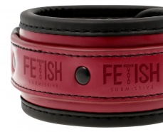 Fetish Submissive - Dark Room Cuffs - Red