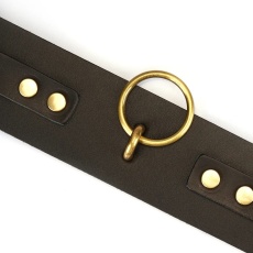 Liebe Seele - Samurai Samurai Leather Hand-buckle - Black