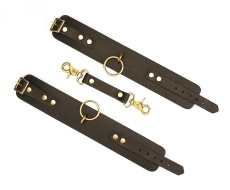 Liebe Seele - Samurai Samurai Leather Foot Buckle - Black