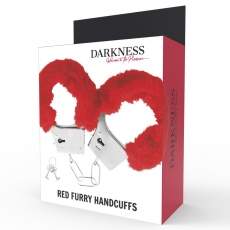 Darkness - Furry Handcuffs - Red