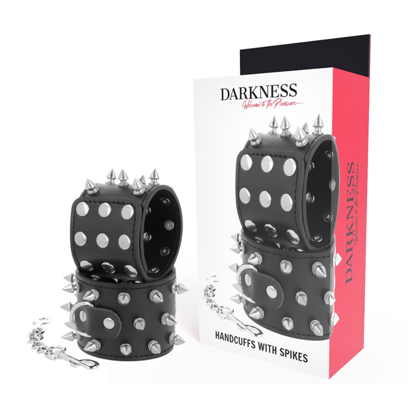 Darkness - 帶刺手扣  - 黑色 照片-5