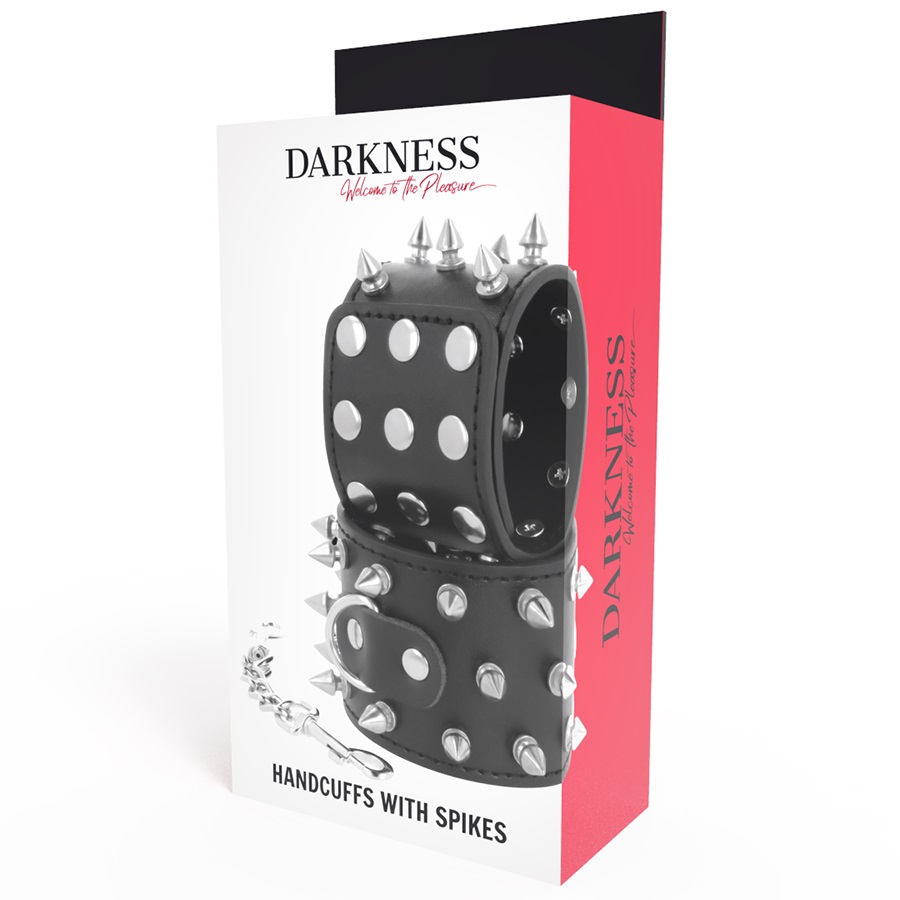 Darkness - 帶刺手扣  - 黑色 照片-6
