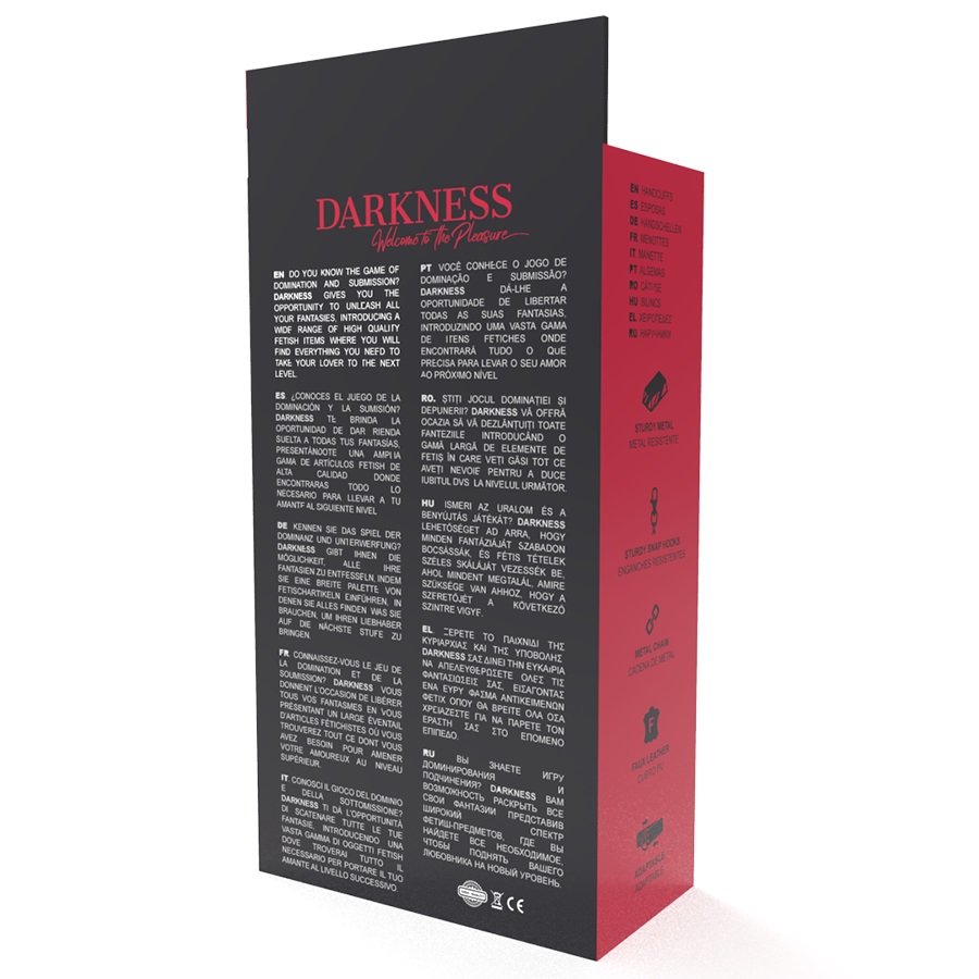 Darkness - 帶刺手扣  - 黑色 照片-7