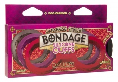 Doc Johnson - Silicone Milk Bonded Cuffs Large Size - Purple