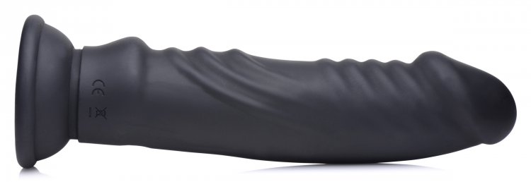 Zeus Electrosex - E-Stim Pro 5X 遙控電擊震動仿真陽具 - 黑色 照片-6