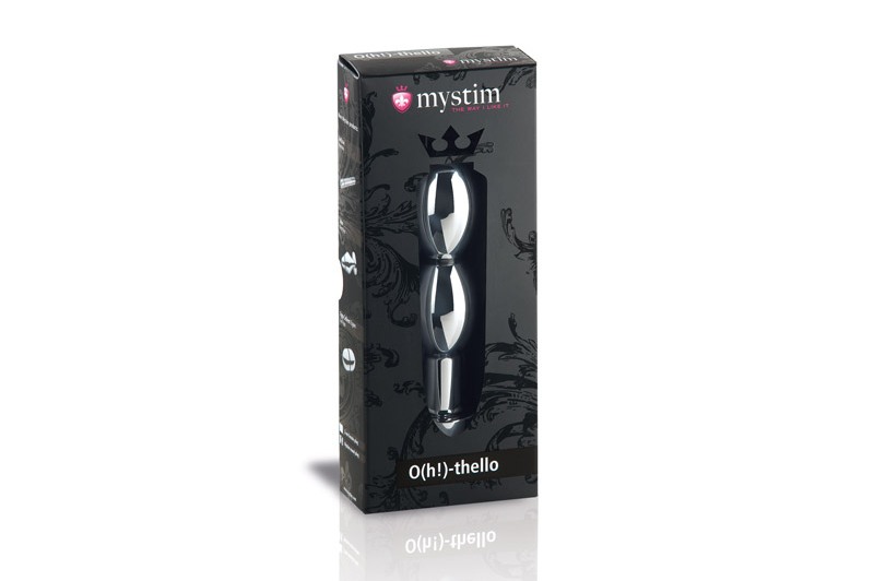 Mystim - O(H!)Thello E-Stim 假陽具 - 銀色 照片-8