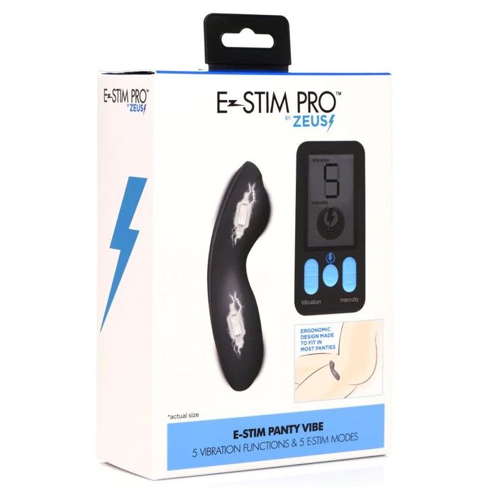 Zeus Electrosex - E-Stim 電擊底褲震蛋 - 黑色 照片-9