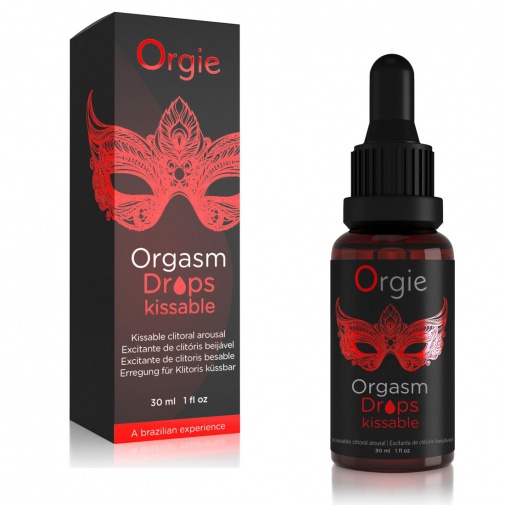 Orgie - Orgasm Drops Edible Women's Sensitive Drops - Drop Pack - 30ml