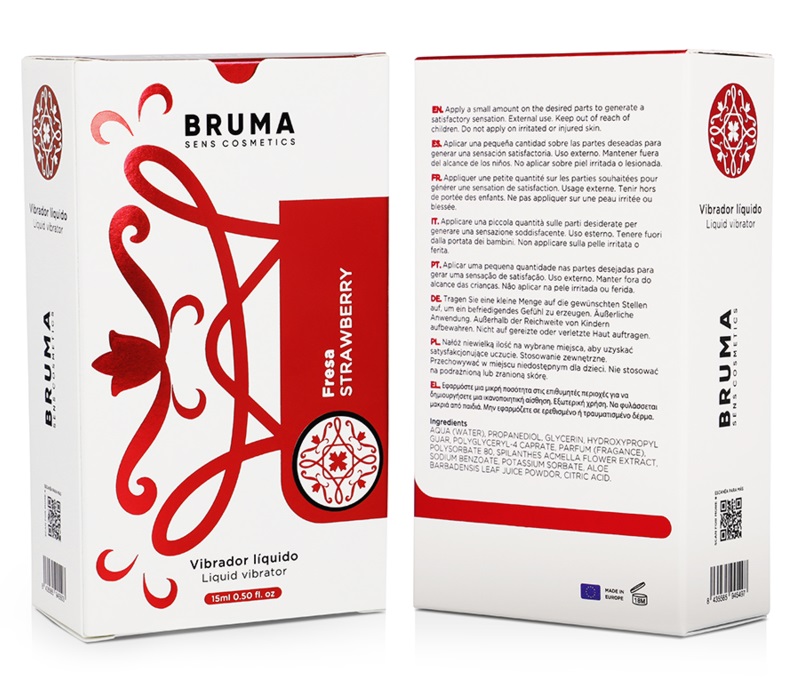 Bruma - Vibration orgasm liquid strawberry Flavor - 15ml Photo - 7