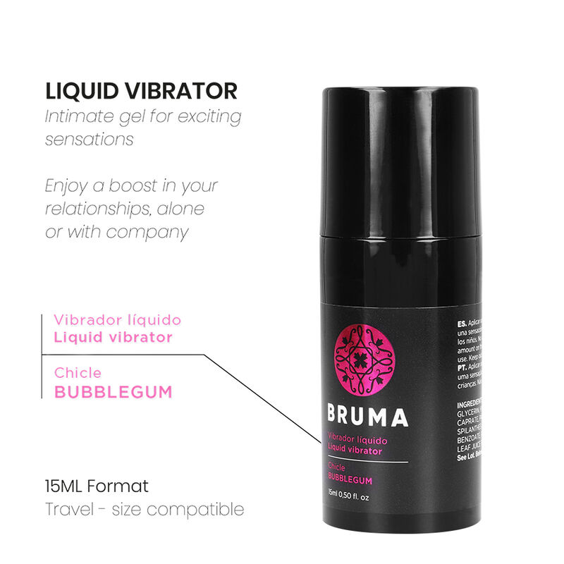 Bruma - Vibration orgasm bubble gum flavor - 15ml Photos -5