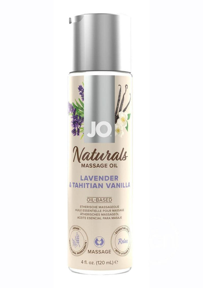 Jo Naturals Massage Oil Lavender & Vanilla