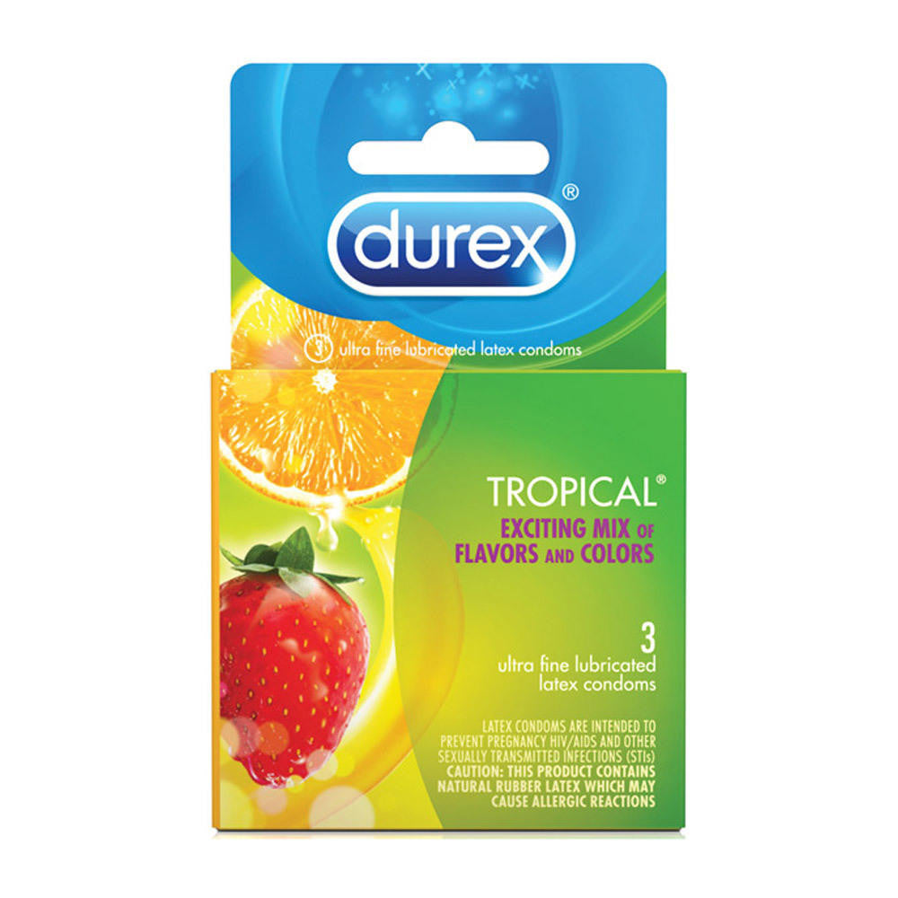 Durex Tropical Flavors 3 Pkg